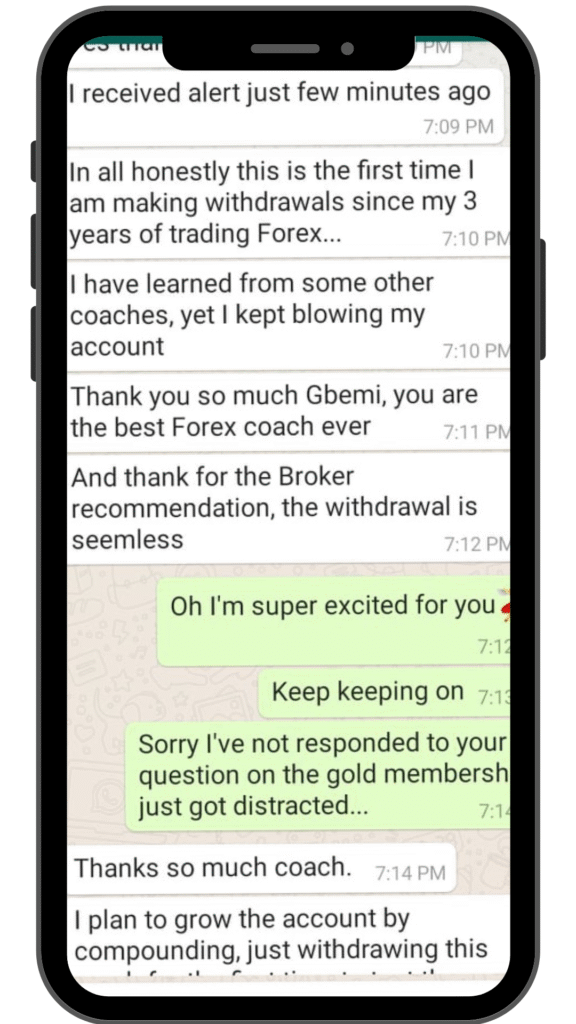 Forex Academy Lagos Testimonial