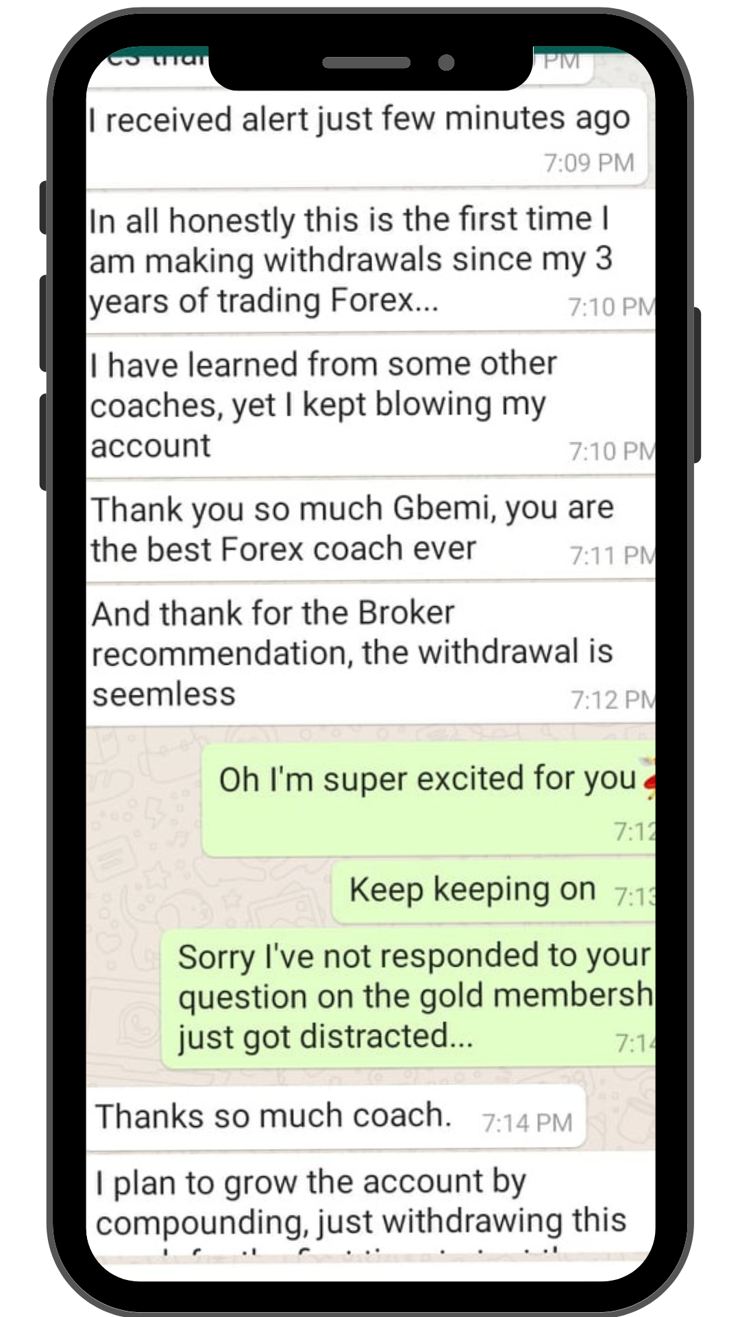 Forex Academy Lagos Testimonial
