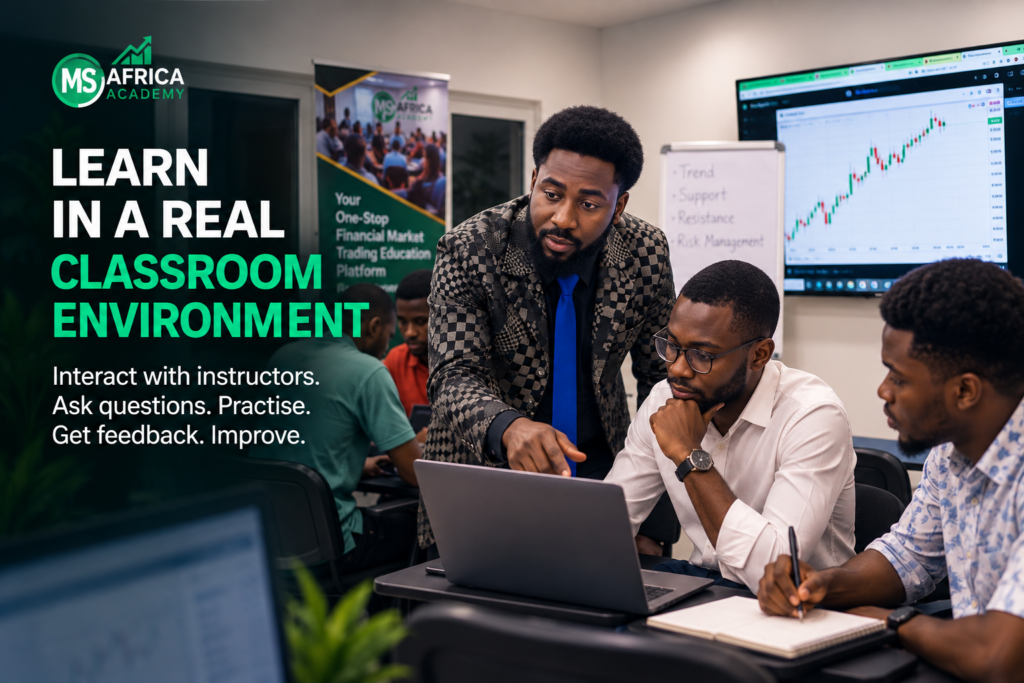 With MS Africa Academy, you interact with instructors and get your questions answered